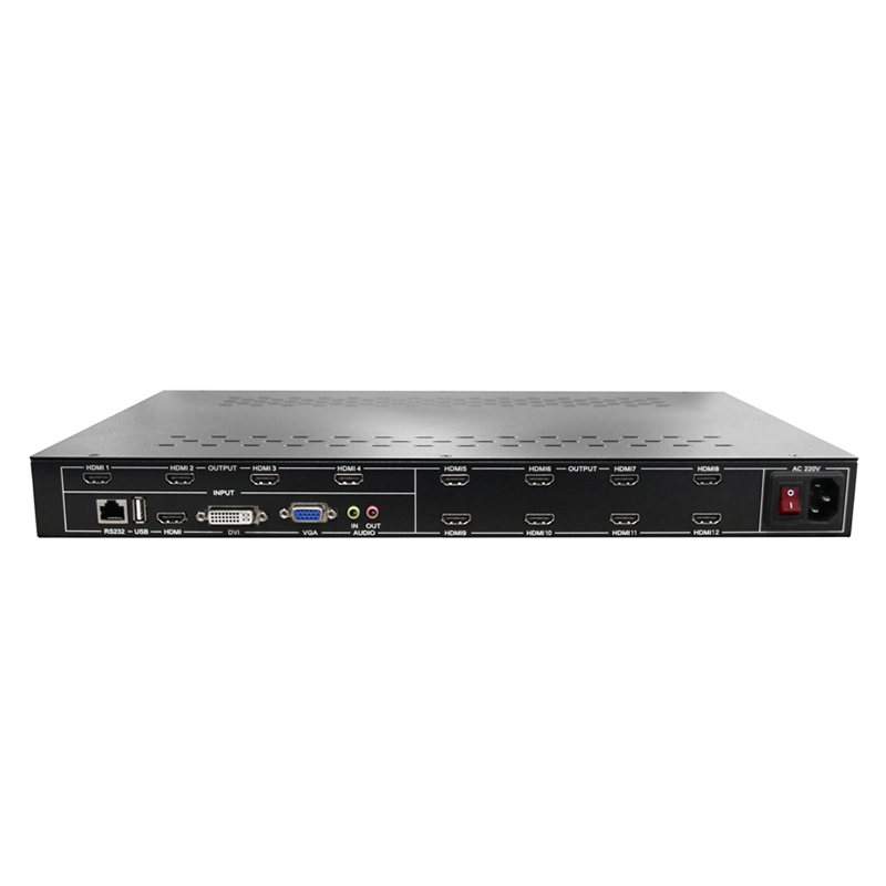 1080P 3x4 HDMI video wall controller with audio